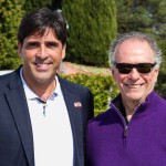 Giovane Gávio, da Rio 2016, com Carlos Arthur Nuzman, do COB