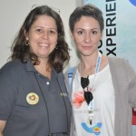 Ana Paula Cuiñas, da Del Bianco, e Eugenia Bykasova, da Sard Travel