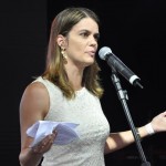 Ana Paula Vilaça, presidente da Empetur, durante o lançamento do novo posicionamento publicitário de Pernambuco