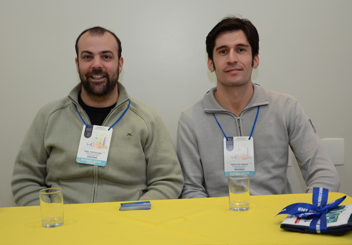 Ariel Puntigliano e Diego dos Santos, do Mercosur Viagens Ariel Puntigliano e Diego dos Santos, do Mercosur Viagens