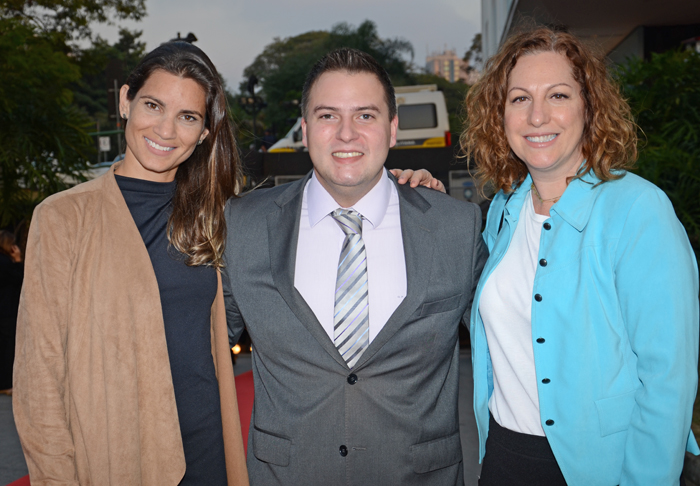 Beatriz Nogueira, Gabriel Kohn e Edna Dorini, do Sofitel Beatriz Nogueira, Gabriel Kohn e Edna Dorini, do Sofitel