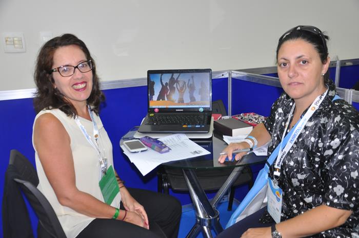 Beatriz Palmier, da North Side, e Alejandra Bsiello, da TipGroup