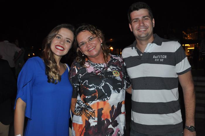 Bruna Castro, da Master, Ruth Avelino, da PBTur, e Daniel Dias, da Master