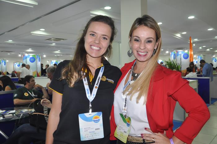 Bruna Castro, da Master Viagens e Vanessa Vilela, da Tourlines Bruna Castro, da Master Viagens e Vanessa Vilela, da Tourlines