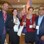 Carlos Eduardo, da Staff One Tours, Helen Bolton, do Conrad, Christina Kler, da NH Hospitality, e Ally Ahmed, do Crown Tours