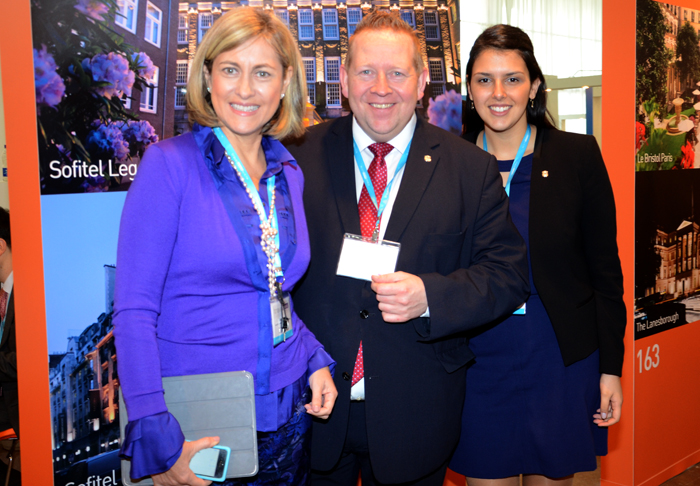 Carmen Otero, do Santa Clara Hotel, Kees Hogetoorn e Glaucia Torrez Oliveira, do The Grand Hotel Carmen Otero, do Santa Clara Hotel, Kees Hogetoorn e Glaucia Torrez Oliveira, do The Grand Hotel