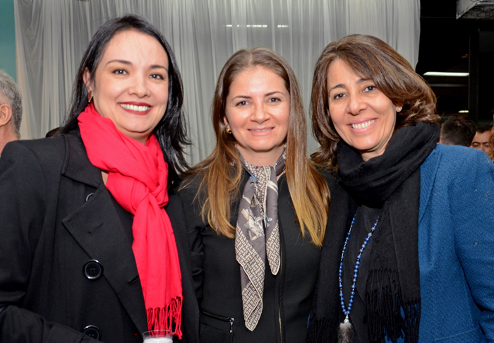 Carolina Negri, da Fecomercio SP, Juliana Camargo, e Magaly Vieira, da Sada Cuisine Carolina Negri, da Fecomercio SP, Juliana Camargo, e Magaly Vieira, da Sada Cuisine