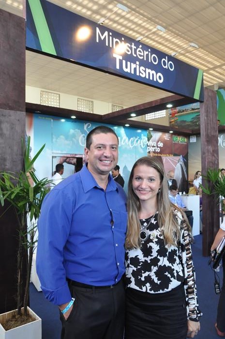 Cinthia Marques e José Osmar, do MTur