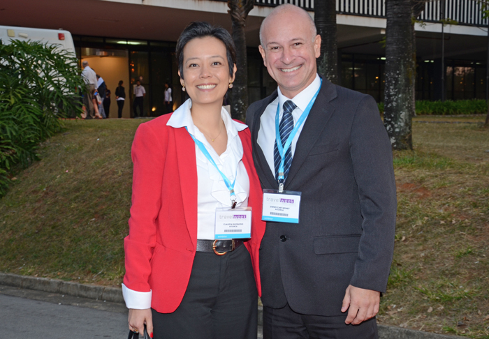 Claudia Shishido e Marcelo Figueiredo, da Avianca Claudia Shishido e Marcelo Figueiredo, da Avianca