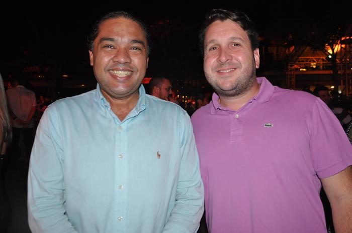 Claudio Junior, do Festival JPA, e André Trojano, do Up to Date Eventos