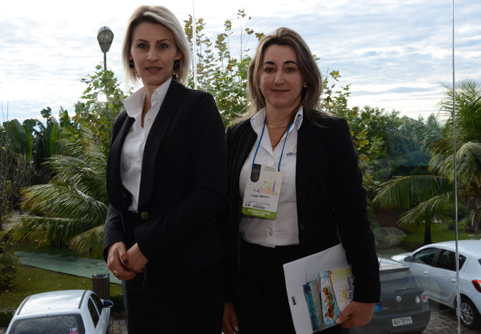 Cyntia Turatto e Silvana Mapissoni, do Hotel Villa das Termas Cyntia Turatto e Silvana Mapissoni, do Hotel Villa das Termas