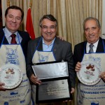 Edson Dias, prefeito de Balneário Camboriú, João Raimundo Colombo, governador de SC, e Jandir Berlini, prefeito de Itajaí