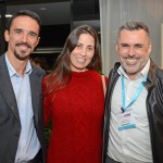 Eduardo Genekian, da CWW, Adriana Lage Toma, do Shop&Travel, e Allan Colen, do Turismo de San Francisco