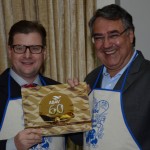 Eduardo Loch, presidente da Abav-SC, com o governador João Raimundo Colombo