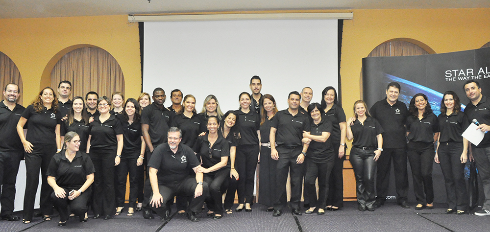Equipe com representantes da Star Alliance Equipe com representantes da Star Alliance
