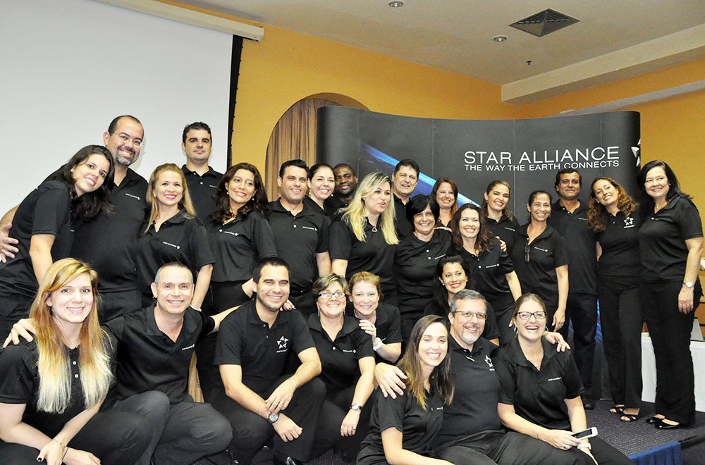 Equipe da Star Alliance no evento Rio Equipe da Star Alliance no evento Rio