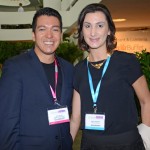 Erik Sadao, da Teresa Perez Tours, e Camila Anauate, do Vist California