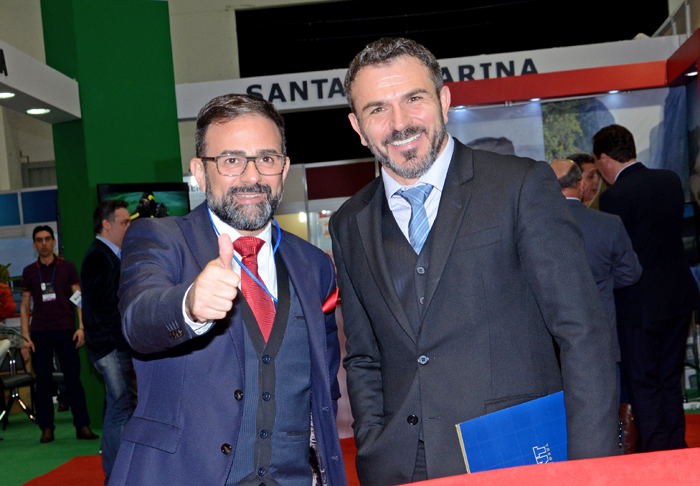 Geninho Góes e Jair Pasquini, da BNT Mercosul