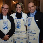 Gilberto Berejuk, da GB, com Juliana Molina e Alberto Cestrone, do Infinity Blue Resort & Spa