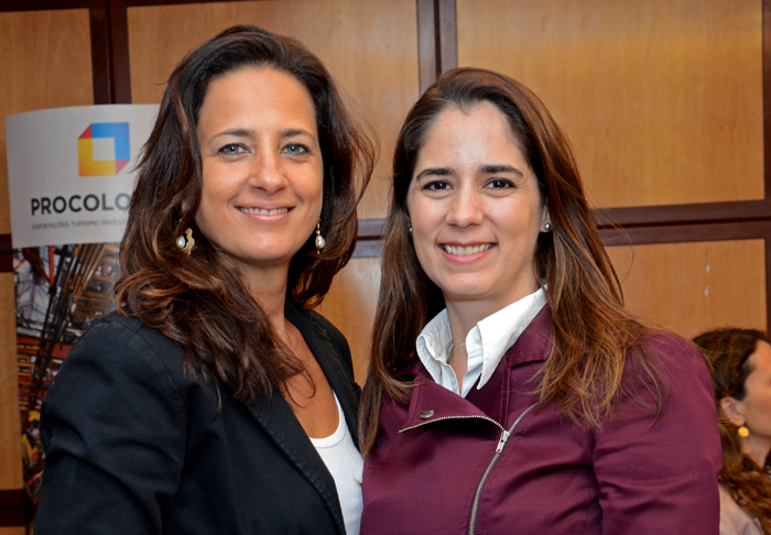 Gisela Perez, da MK Travel, e Carolina Ulloa, da Procolombia Gisela Perez, da MK Travel, e Carolina Ulloa, da Procolombia
