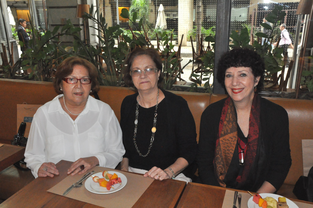 Graça Medina, da Blumon, Arlene Grees, da Friendstur e Consuelo Bernardes, da Consultoria Viagnes & Turismo Graça Medina, da Blumon, Arlene Grees, da Friendstur e Consuelo Bernardes, da Consultoria Viagnes & Turismo