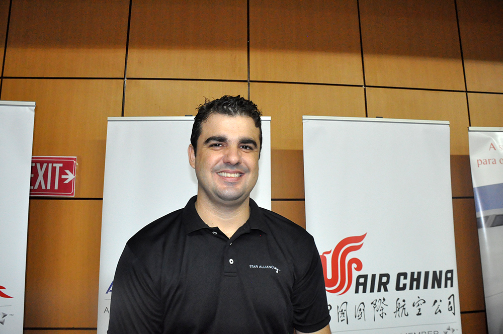 Guilherme Barros, da Air China Guilherme Barros, da Air China