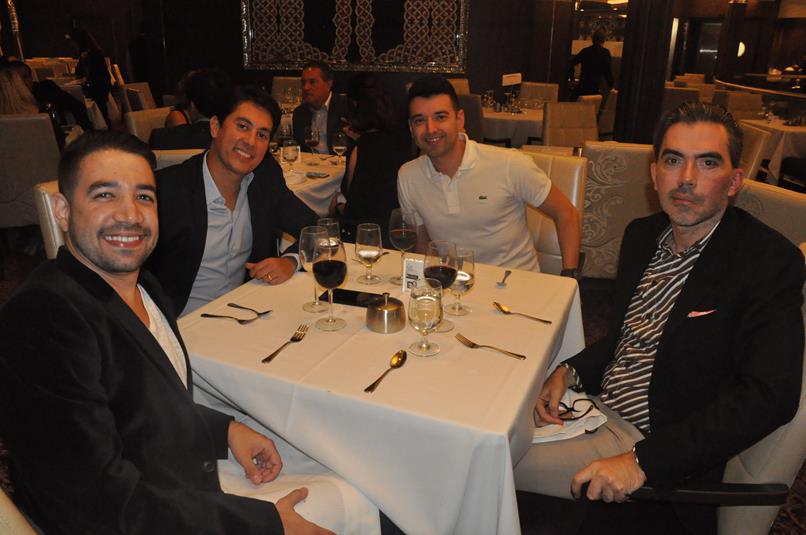 Hugo Lagares, da MMT Gapnet, André Vieira, da Snow, Felipe Ferreira e Frederico Fajardo, da FredTour Hugo Lagares, da MMT Gapnet, André Vieira, da Snow, Felipe Ferreira e Frederico Fajardo, da FredTour