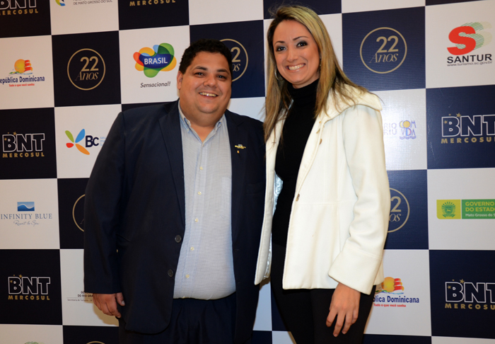 Joel Cunha e Juliana Molina, do Infinity Blue Resort & Spa