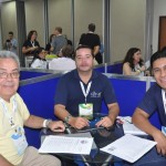 José Pereira, da RDC, Gentil Cysneiros e Lucas Esteves, da GJP