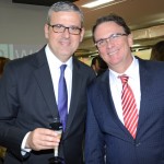 Juan Pablo de Vera, da Reed Exhibitions, e Ricardo Guggisberg, da ABVE