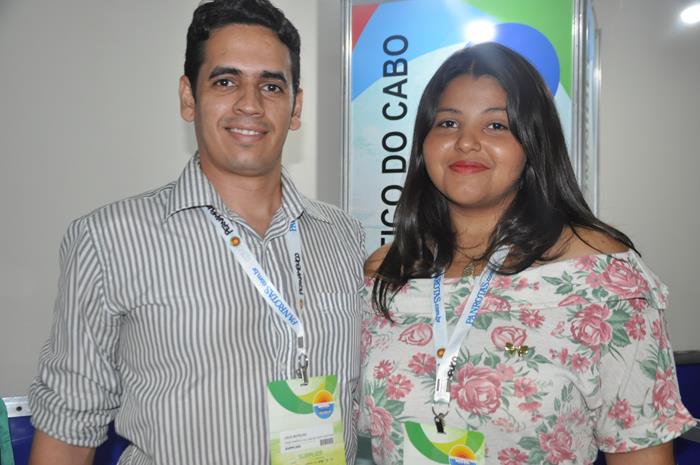 Julio Botelho e Vitória Regina, do Trade Turístico do Cabo