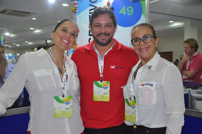 Keila Freitas, Sérgio Dourado e Marta de Freitas, da Martur