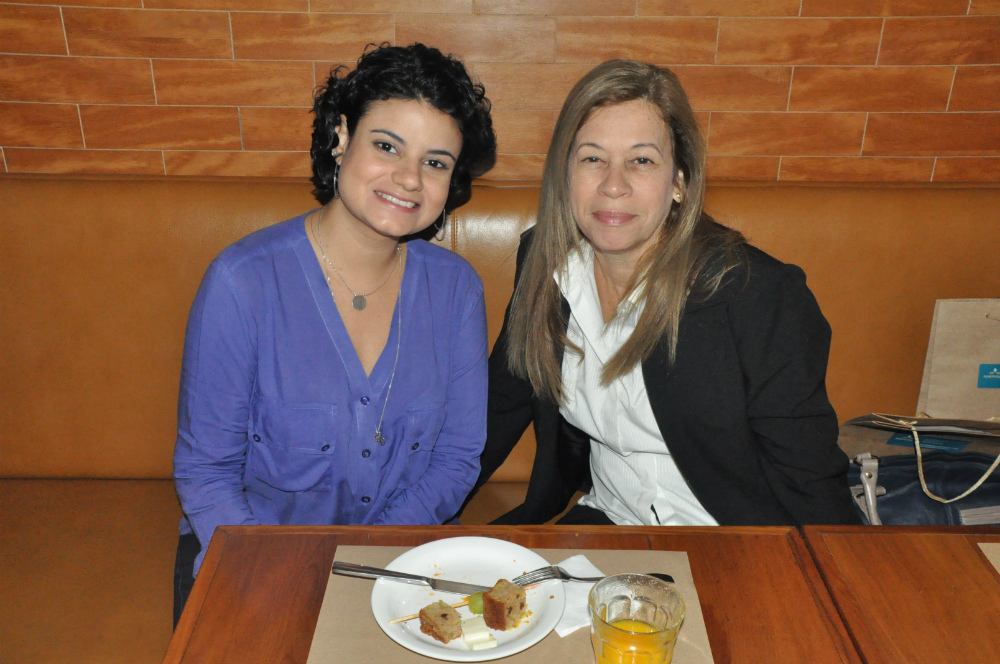 Lara Matos, da Travelplace e Ignez Carneiro, da Casa Aliança Lara Matos, da Travelplace e Ignez Carneiro, da Casa Aliança