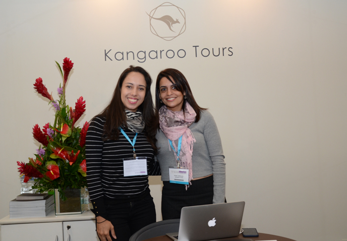 Lilian Duarte e Dinah Carvalho, da Kangaroo Tours Lilian Duarte e Dinah Carvalho, da Kangaroo Tours