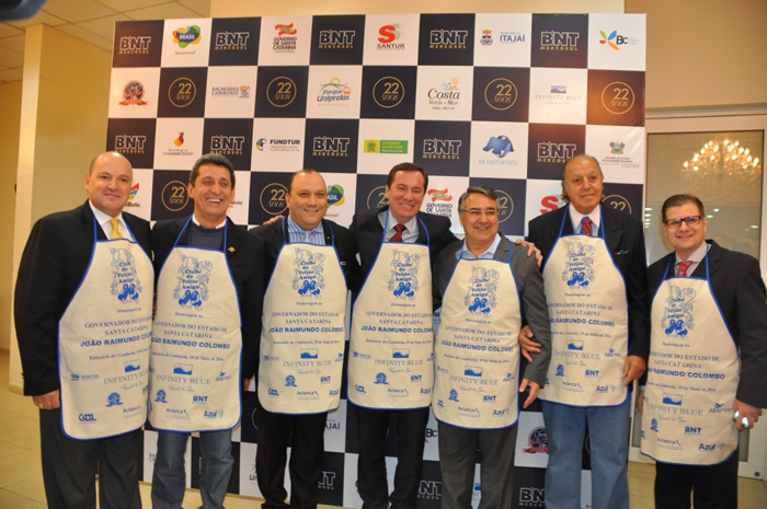 Luis Calle, Rogério Siqueira, Alberto Cestrone, Edson Dias, João Raimundo Colombo, Michel Tuma Ness e Eduardo Loch