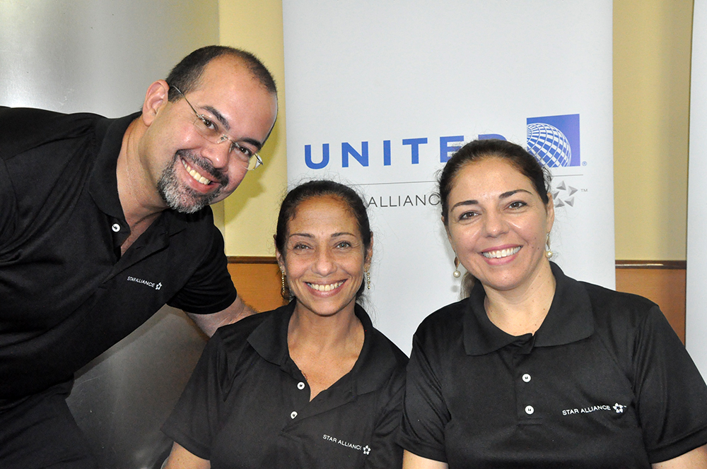 Luiz Camelo, Alessandra Gonçalves e Ana Catarina, da United Luiz Camelo, Alessandra Gonçalves e Ana Catarina, da United