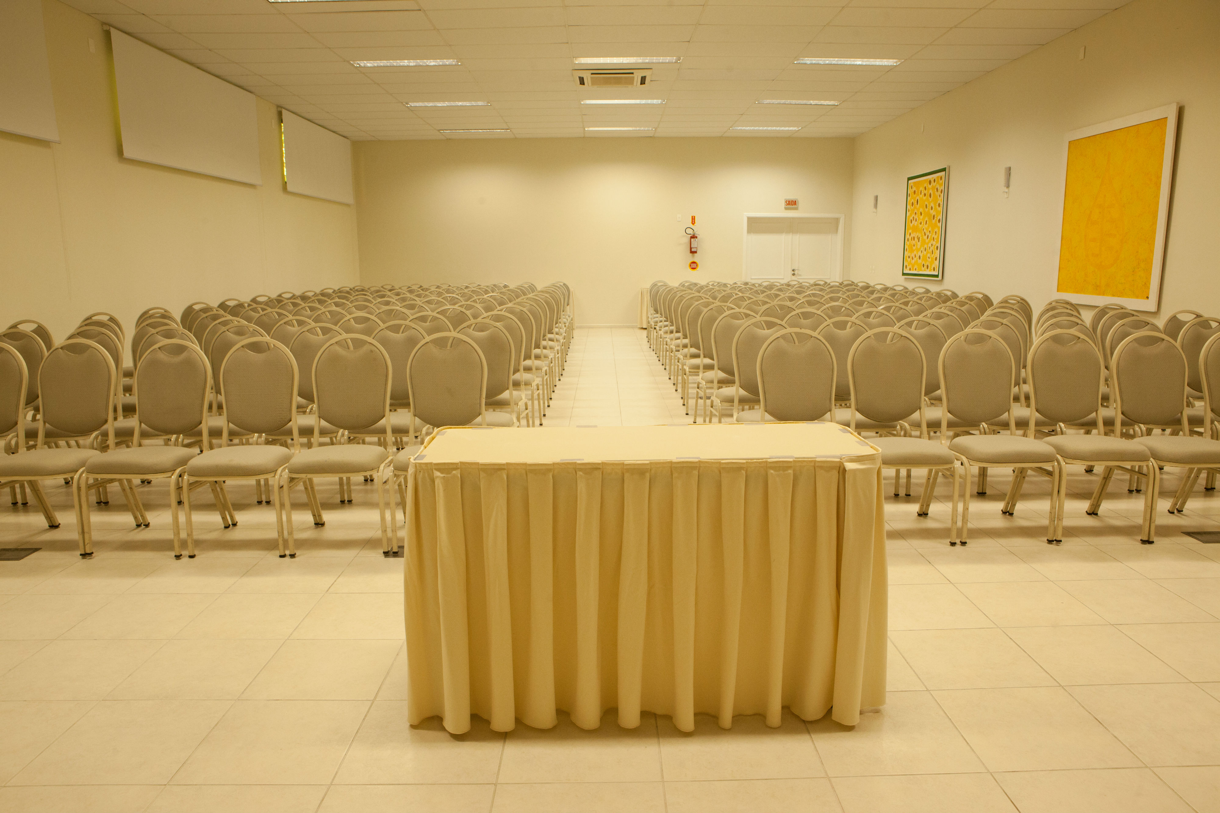 Sala para realização de apresentações e eventos
