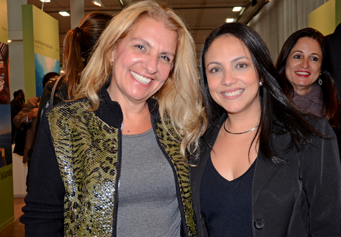 Madalena Fadlalla, do Consulado geral dos Emirados Arabes Unidos, e Milena Freire, do Tivoli Hotels