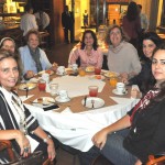 Mariane Saramago, da Ematur, Leila, da Letur Space, Rossana Camarate, Heloisa Macedi, da Hallmark Turismo, Marlene Dart, da Bontourr, Nely Loureiro, da Luca Travel Turismo e Gabriela Boller, da Abctur
