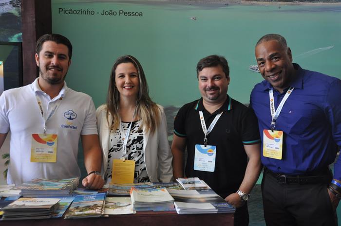 Michel Targino, Rossana Oliveira, Jorge Netto e Henrique Monteiro, da Paraíba