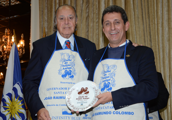 Michel Tuma Ness, com Rogério Siqueira, presidente do Beto Carrero World