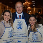 Michel Tuma Ness, presidente do Clube do Feijão Amigo e Fenactur, com Glayce Bezerra, da American Tour, e Verônica de Araújo, da VA Consultoria de Viagens