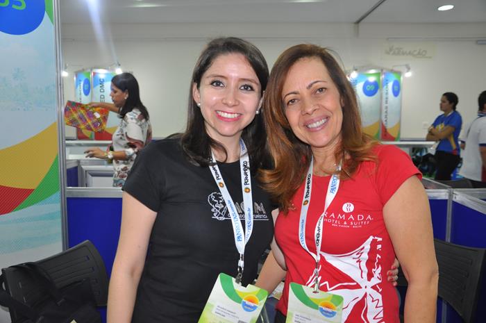 Milagros Naranjo, da MGM, e Ana Claudia Figueiredo, do Ramada Milagros Naranjo, da MGM, e Ana Claudia Figueiredo, do Ramada