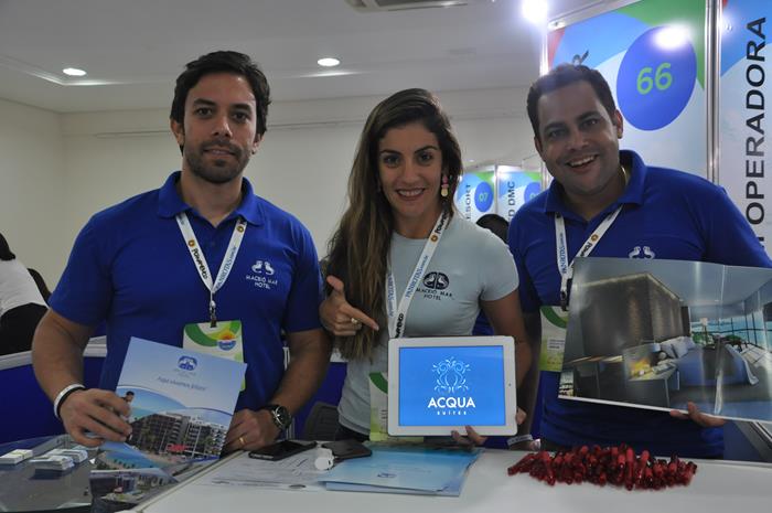 Milton Vasconcelos, Adriana Vasconcelos e Carlos Endrigo, do Maceió Mar Hotel Milton Vasconcelos, Adriana Vasconcelos e Carlos Endrigo, do Maceió Mar Hotel