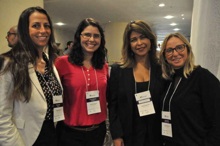 Márcia Motta e Thereza Calegari da Decolar, Rosângela Gonçalves da Rede Windsor, Cristina Grahn da Compass Brasil Márcia Motta e Thereza Calegari da Decolar, Rosângela Gonçalves da Rede Windsor, Cristina Grahn da Compass Brasil