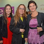NAthalia Degaki e Roberta Yoshida, do Grupo Radar, e Lucila Buratto, da Elavon