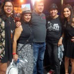 Nayara Santana, da Emprotur, Rosangela Portela, sub-secretária de turismo do RN, Ruy Gaspar, secretário de Turismo do RN, Jussara Figueiredo, idealizadora do Fast Bossa e Jazz e Emanuelle Lima, da Emprotur