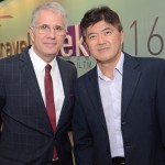 Octavio Neto, do Grupo Radar, e Tanabe, da Abracorp