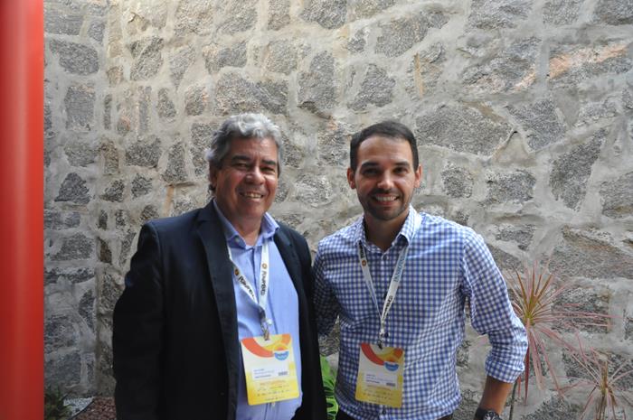 Rui Xavier e André Reis, da prefeitura de Ipojuca 