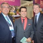 Sandro Fabris, da Half Moon, João Annibale e Chris Walker, do The Leading Hotels